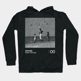 Doves / Catch The Sun / Minimalist Graphic Artwork Design Hoodie